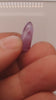 Hand cut natural amethyst bullet 